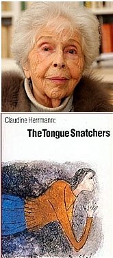 Claudine Herrmann ('44) and one of her books