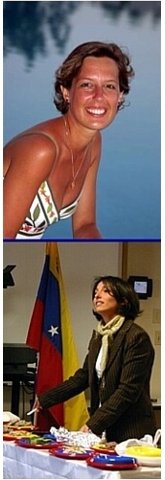 Top: Caroline (Lautner) Voelckel ('96); Bottom: Ines ter Horst ('96)