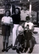 Rafael Rodriguez and family, Cuba, 1959